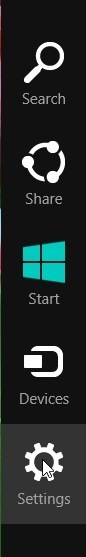 configurações do windows 8