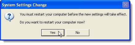 Reiniciando seu computador