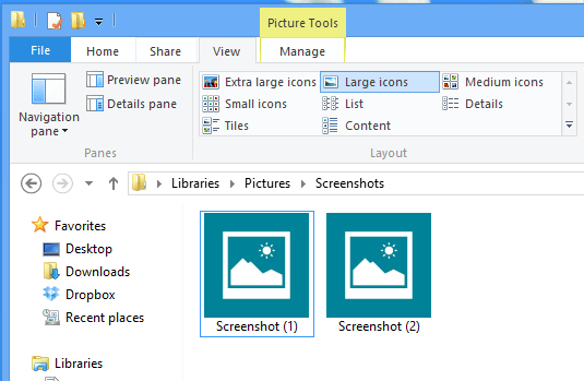 Fotos do windows 8 ícones