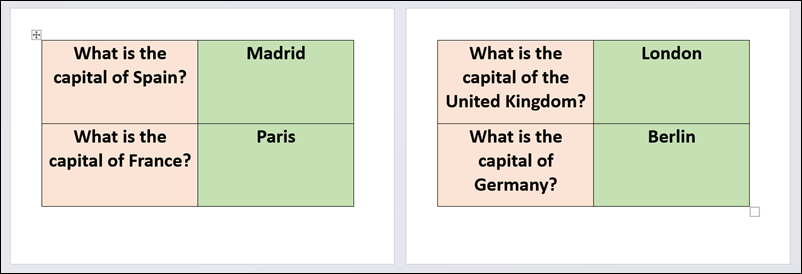 Como fazer Flashcards no Microsoft Word imagem 10