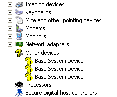 dispositivo do sistema base